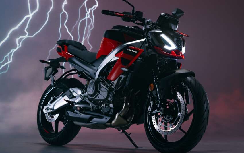 Aprilia Tuono 457 diperkenal – keseluruhan badan termasuk tangki diubah, enjin dua silinder 457 cc 1845895