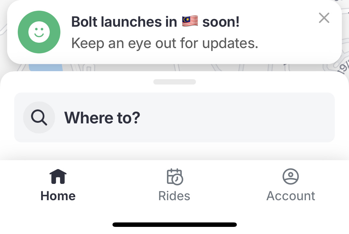 سيتم إطلاق Bolt قريبًا إشعار التطبيق-1 سيتم إطلاق Bolt قريبًا إشعار التطبيق-1