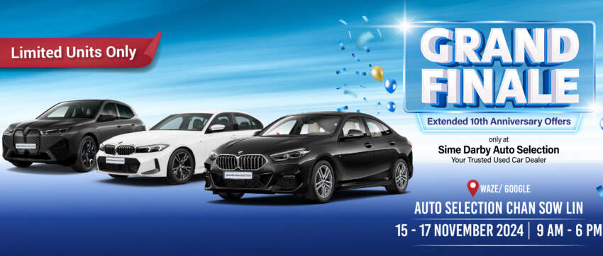 Sime Darby Auto Selection Grand Finale this weekend at Chan Sow Lin – from 1.88%, 10-year free service! 1848237