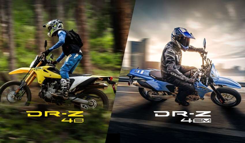 Suzuki DR-Z4S dan DR-Z4SM diperkenal – enjin satu silinder 398 cc, lima kelajuan, TC, ABS boleh tutup 1845842