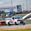 Toyota Hilux Champ race truck in Thailand Super Pickup series – 2.4L diesel, fender flares, rear wing!