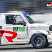 Toyota Hilux Champ race truck in Thailand Super Pickup series – 2.4L diesel, fender flares, rear wing!