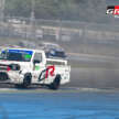 Toyota Hilux Champ race truck in Thailand Super Pickup series – 2.4L diesel, fender flares, rear wing!