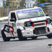 Toyota Hilux Champ race truck in Thailand Super Pickup series – 2.4L diesel, fender flares, rear wing!