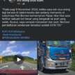 Trailer truck drives against traffic, driver arrested