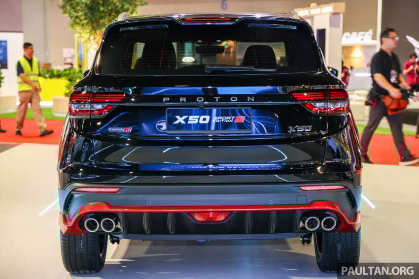 Proton X50 Sport Edition – based on 1.5T Premium, full black, red bodykit and accents, to go on sale later 1858062