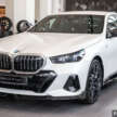 BMW 520i M Sport with M Performance parts at Auto Bavaria – 21-inch wheels and tyres, added carbon-fibre