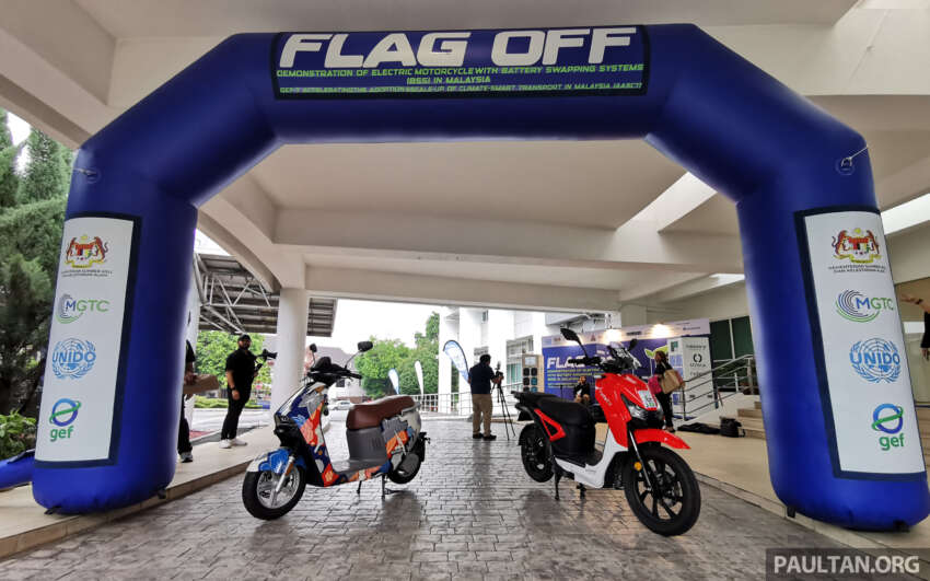 MGTC commences EV bike battery swapping project in Malaysia – 40 units to be trialled over two months 1861693