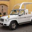 Electric Mercedes-Benz G-Class is latest popemobile