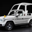 Electric Mercedes-Benz G-Class is latest popemobile