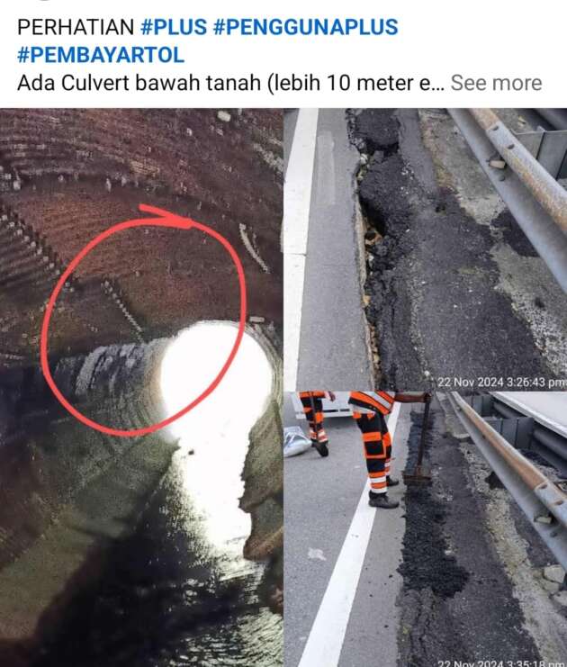 Laluan Bidor-Sungkai di KM344.83 di Lebuhraya PLUS selamat digunakan oleh semua jenis kenderaan