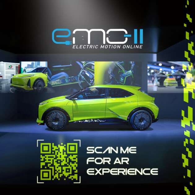 Dekati Perodua eMO-II Concept melalui cara AR