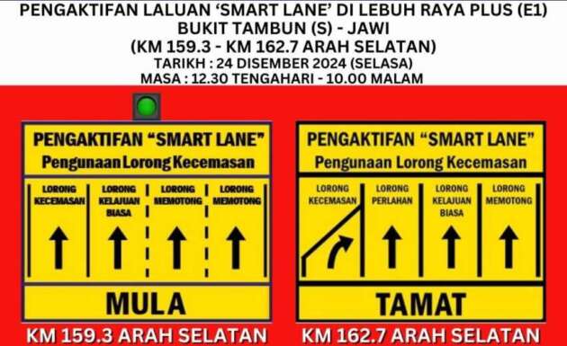 Tambahan Smartlane PLUS dari Bukit Tambun-Jawi