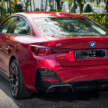 2025 BMW i4 eDrive35 facelift launched in Malaysia – laser taillights, updated design, 500 km range; RM295k