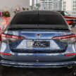 Honda Civic <em>facelift</em> 2025 — pilihan warna Canyon River Blue Metallic baru ganti Lunar Silver Metallic