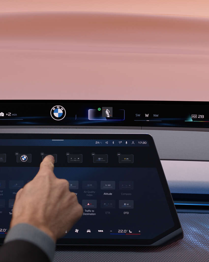 BMW Neue Klasse Panoramic iDrive – full-width instrument display set to enter production end-2025 1869997