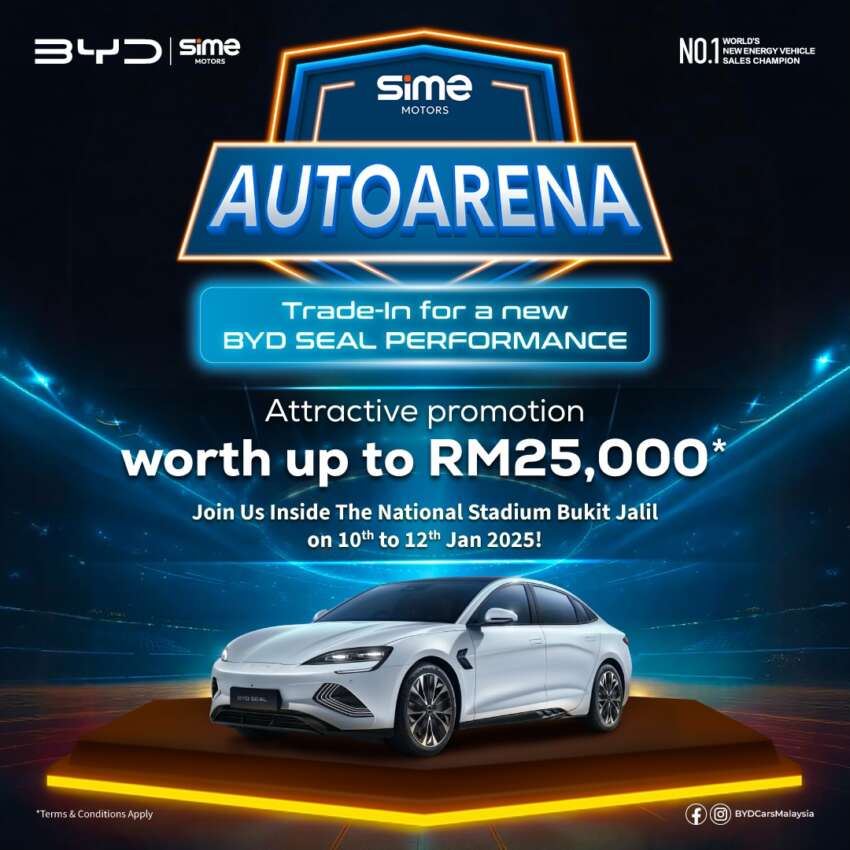 BYD at Sime Motors AutoArena: RM25k trade-in promo for BYD SEAL PERFORMANCE; book for RM800 rebate 1869647
