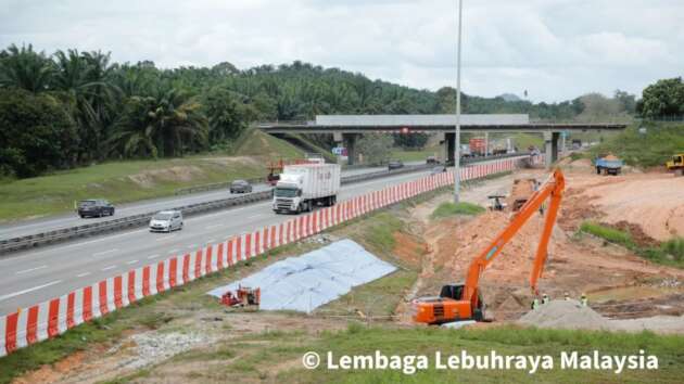 Pembinaan lorong tambahan di laluan Kulai-Sedenak Lebuhraya PLUS dihentikan antara 23 Jan-3 Feb 2025