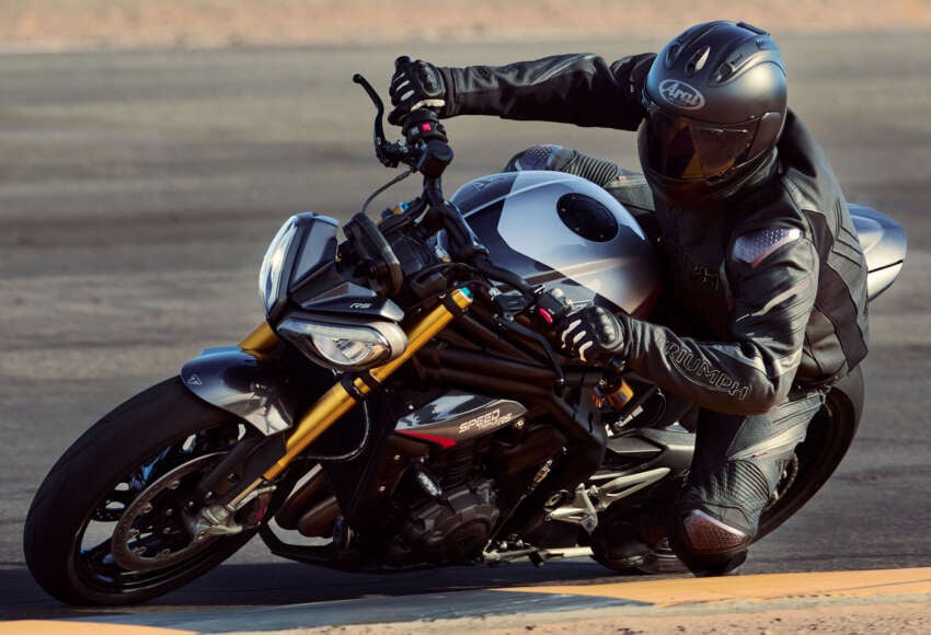 Triumph Speed Triple 1200 RS 2025 – kuasa bertambah menjadi 183 PS, 128 Nm, suspensi semi aktif Ohlins 1878195