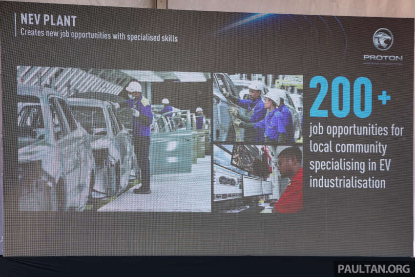 Proton mula bina kilang EV di Tanjong Malim – eMas 7 CKD diperkenal akhir 2025, kapasiti 20k unit setahun 1879266