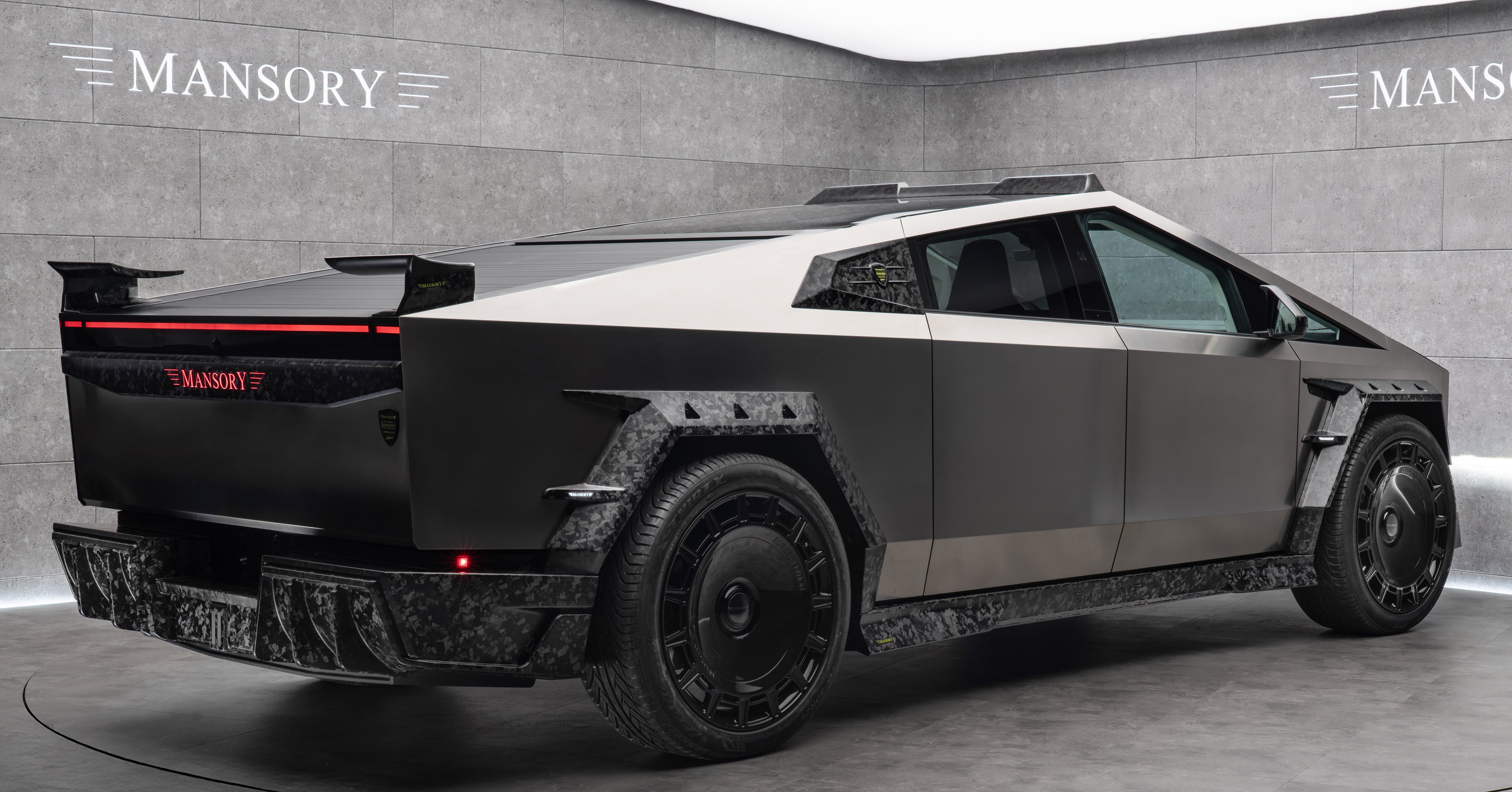 Tesla cybertruck mansory endongation-2 Tesla Cybertruck Mansory indongation-2