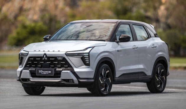 Mitsubishi Xforce HEV muncul di Thailand – tampil sistem hibrid dengan motor elektrik 116 PS/255 Nm
