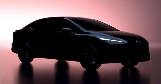 Nissan Almera facelift 2025 – teaser versi penyegaran kali kedua disiarkan, tampil muncung lebih tajam