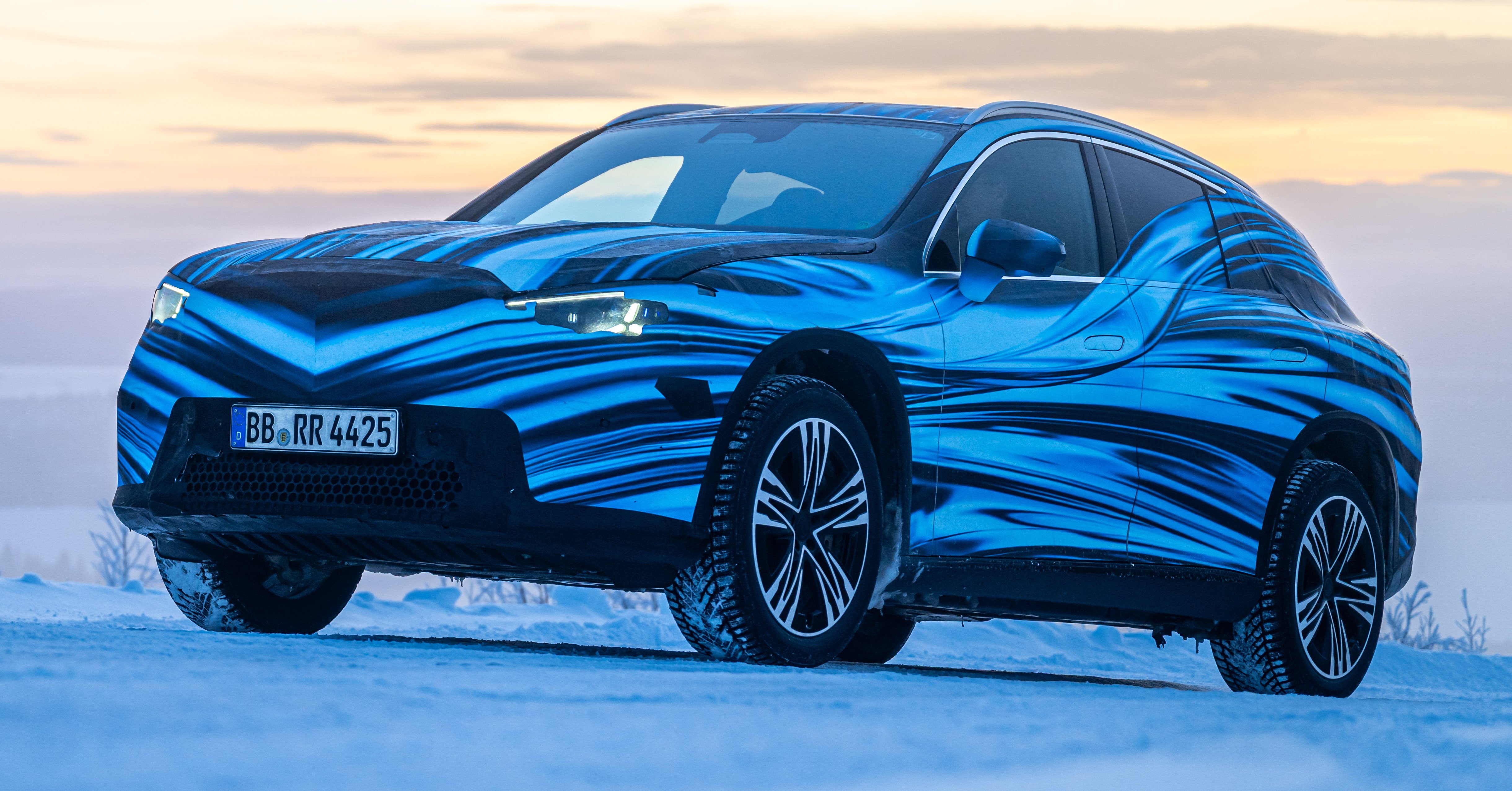 2026 Mercedes-Benx GLC EV مع EQ Technology Testing-36 2026 Mercedes-Benx GLC EV مع اختبار التكنولوجيا EQ-36