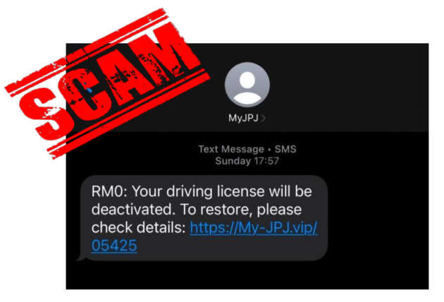 JPJ gesa orang ramai usah terperdaya dengan SMS palsu berhubung pembatalan lesen memandu