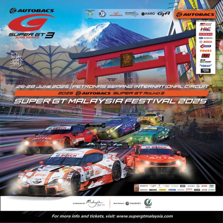 Autobacs Super GT 2025 Malaysia bakal berlangsung pada 27-28 Jun di Sepang, tiket sudah mula dijual 1887160