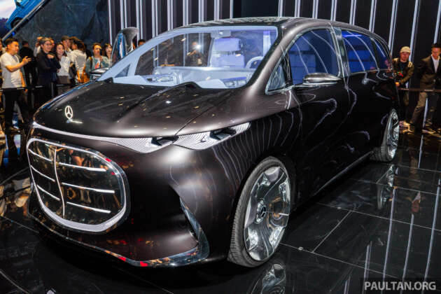 Mercedes-Benz Vision V Concept di Shanghai beri petunjuk kepada van mewah VLE, VLS masa hadapan