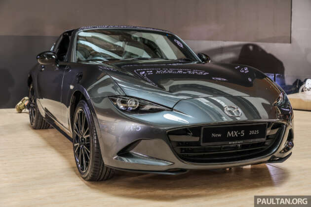 Mazda MX-5 RF 2025 dibuka tempahan di Malaysia — 2.0L manual dan automatik, bermula RM294k