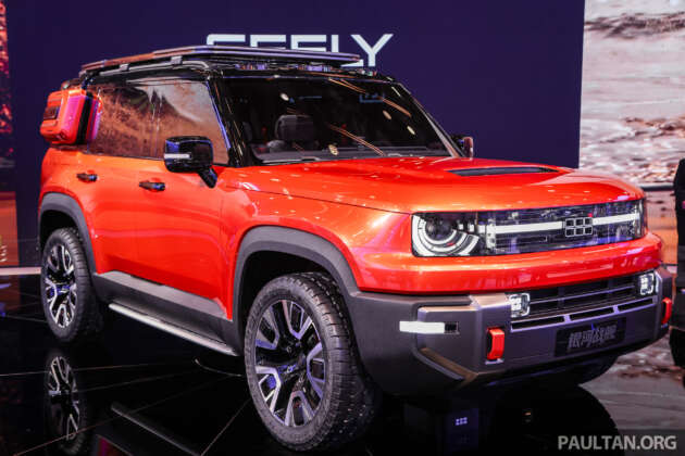 Geely Galaxy Cruiser tampil di Shanghai dengan gaya 4×4, penggerak PHEV – model offroad Proton eMas?