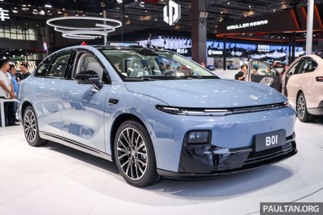 Leapmotor B01 sedan tampil di Shanghai — 177 hp dan 215 hp, harga RM60k hingga RM90k di China