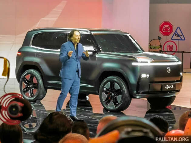 MG Cyber X buat penampilan sulung di Shanghai — SUV rekaan kotak, stylo dengan lampu pop-up!