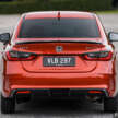 Honda City sedan 2025 dalam Phoenix Orange Pearl