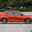 Honda City sedan 2025 dalam Phoenix Orange Pearl