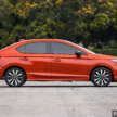 Honda City sedan 2025 dalam Phoenix Orange Pearl
