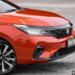Honda City sedan 2025 dalam Phoenix Orange Pearl