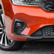 Honda City sedan 2025 dalam Phoenix Orange Pearl
