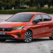Honda City sedan 2025 dalam Phoenix Orange Pearl