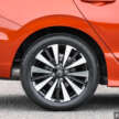 Honda City sedan 2025 dalam Phoenix Orange Pearl