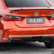 Honda City sedan 2025 dalam Phoenix Orange Pearl