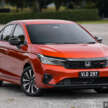 Honda City sedan 2025 dalam Phoenix Orange Pearl