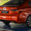 Honda City sedan 2025 dalam Phoenix Orange Pearl