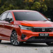 Honda City sedan 2025 dalam Phoenix Orange Pearl
