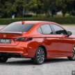Honda City sedan 2025 dalam Phoenix Orange Pearl