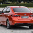 Honda City sedan 2025 dalam Phoenix Orange Pearl