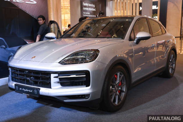 Porsche Cayenne S E-Hybrid Coupe 2025 di M’sia — CKD, 519 PS plug-in hybrid, 90 km EV; RM728k