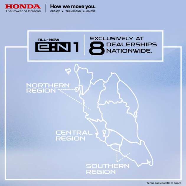 Honda e:N1 bakal dilancar – HR-V EV hanya boleh didapati menerusi 8 pengedar terpilih seluruh Malaysia